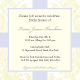 Damask Cream Bridal Shower Invitation