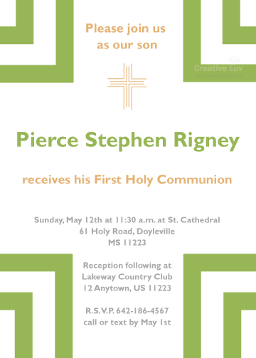 Lattice Communion Invitation