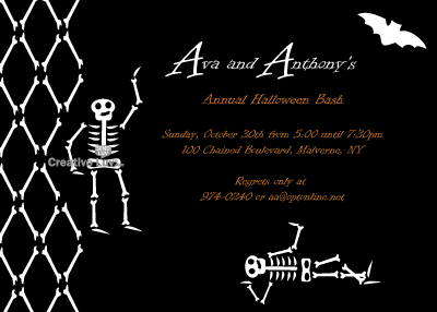 Skeleton Invitation