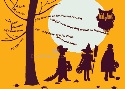 Trick or Treaters Invitation